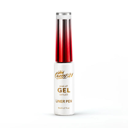 QUEEN 21 - Gel Liner Pen 05 White - 8ml/0.27oz