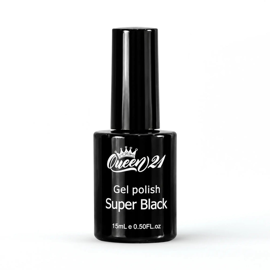 QUEEN 21 - Super Black Gel Polish 15ml/0.5oz