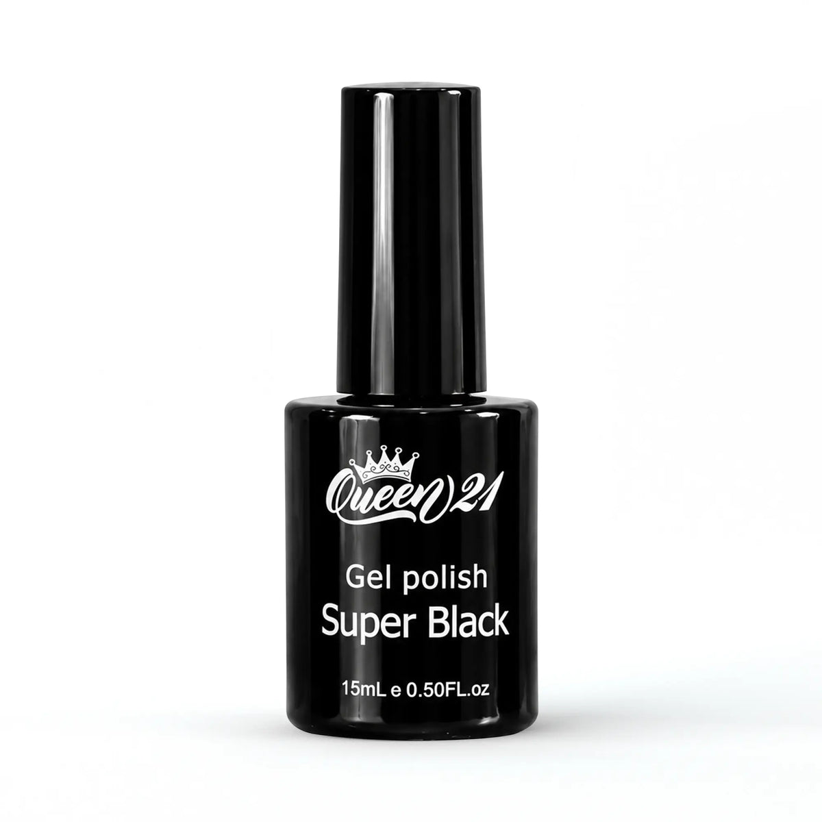 QUEEN 21 - Super Black Gel Polish 15ml/0.5oz