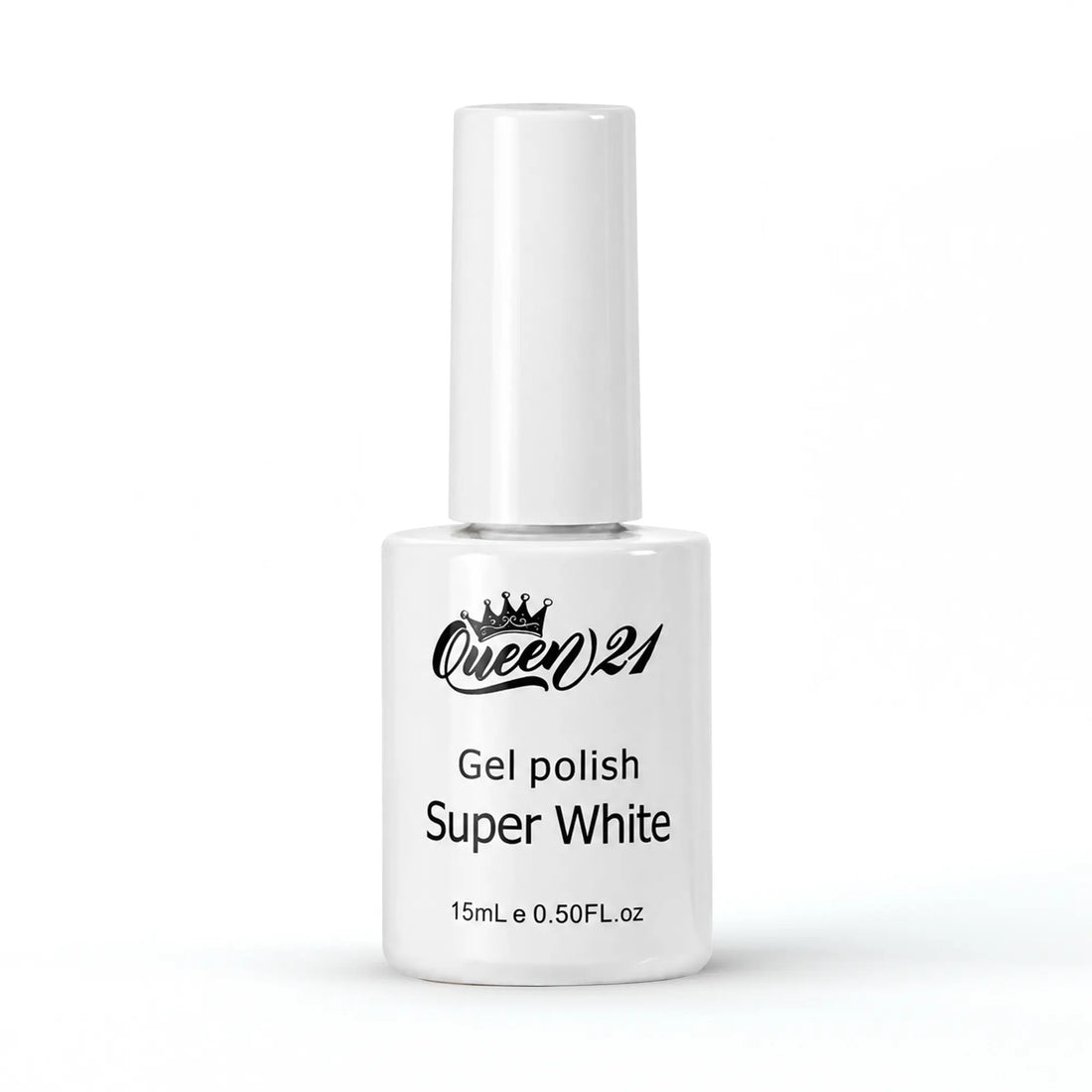 QUEEN 21 - Super White Gel Polish - 15ml/0.5oz