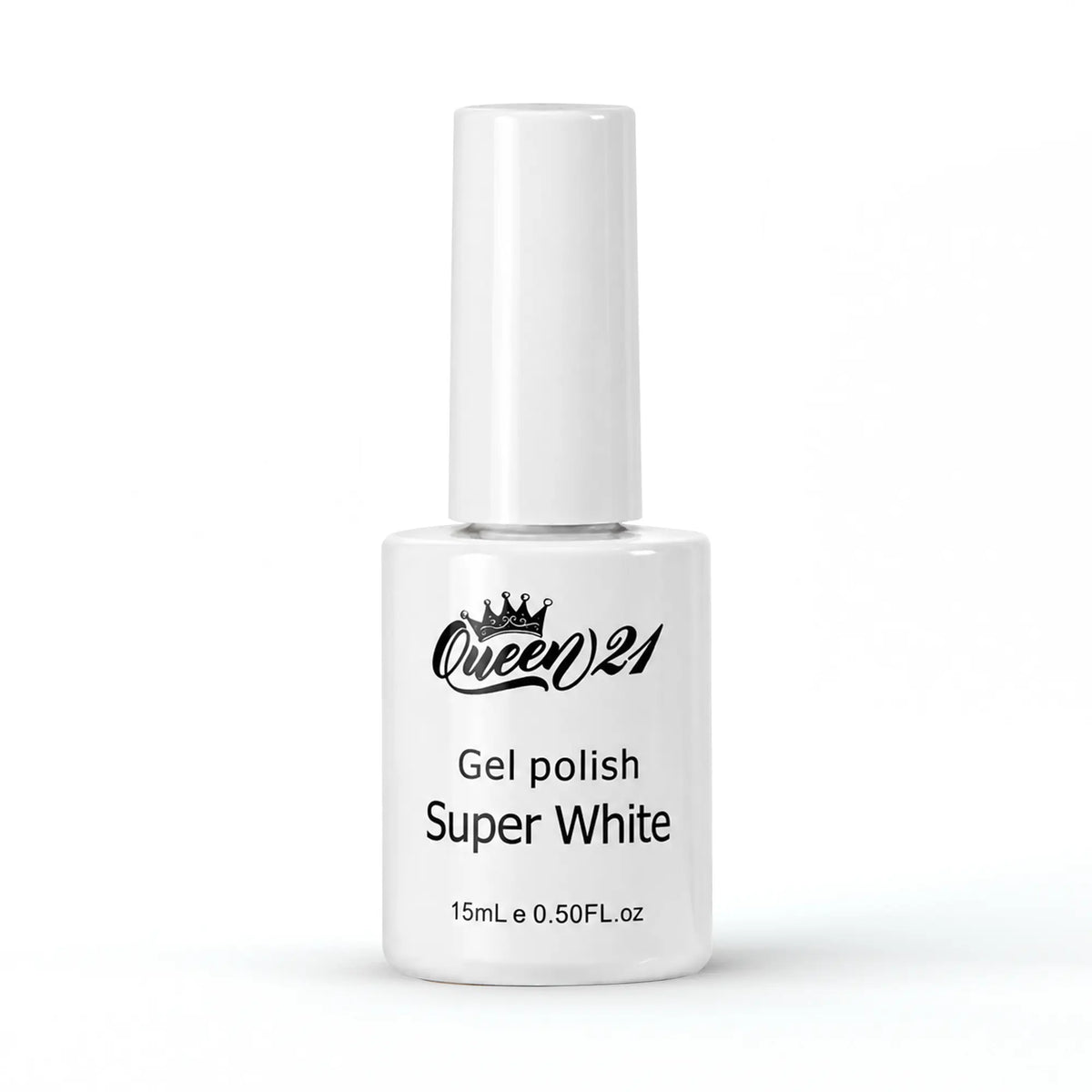 QUEEN 21 - Super White Gel Polish - 15ml/0.5oz