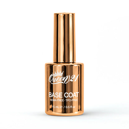 QUEEN 21 - New Base Coat HEMA-FREE &amp; TPO-FREE 15ml/0.5oz