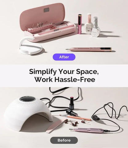 PocketNail PC100GR/PC100G Pen-Shaped Innovative Portable Rechargeable Nail Drill 20,000RPM