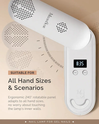 P-Plus20F Innovative UV Protection Rechargeable UV/LED Nail Lamp