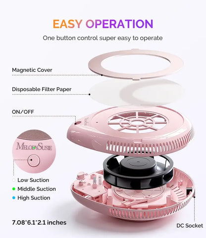 PProR Cordless &amp; Rechargeable Nail Dust Collector