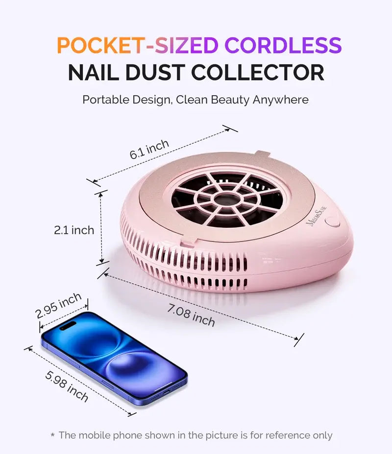 PProR Cordless &amp; Rechargeable Nail Dust Collector