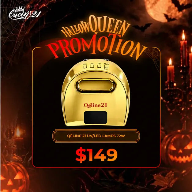 QUEEN 21 - Qéline21 UV/LED Lamp 72W - GOLD