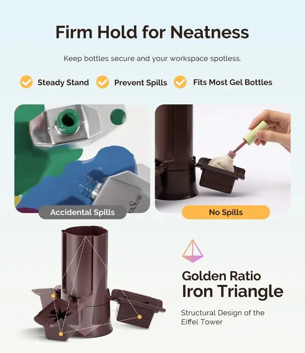 GelCarousel Rotatable Nail Art DIY Station