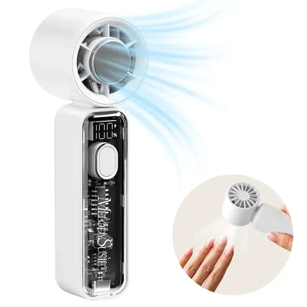 Portable &amp; Rechargeable P-ARTF13 Mini Nail Art Cooling &amp; Drying Fan