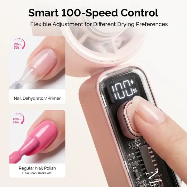 Portable &amp; Rechargeable P-ARTF13 Mini Nail Art Cooling &amp; Drying Fan