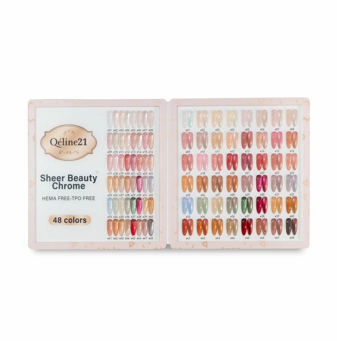 QUEEN 21 - Qéline 21 - Sheer Beauty Chrome 48pcs