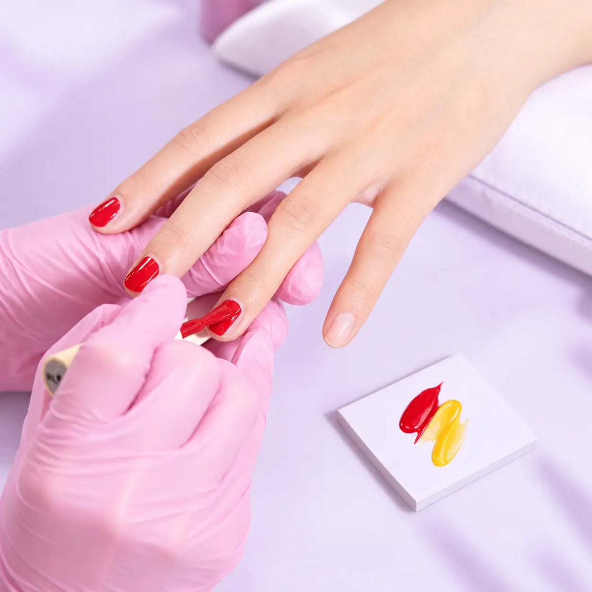 AU NAILS Disposable Nail Art Palette Paper – 50 Sheets