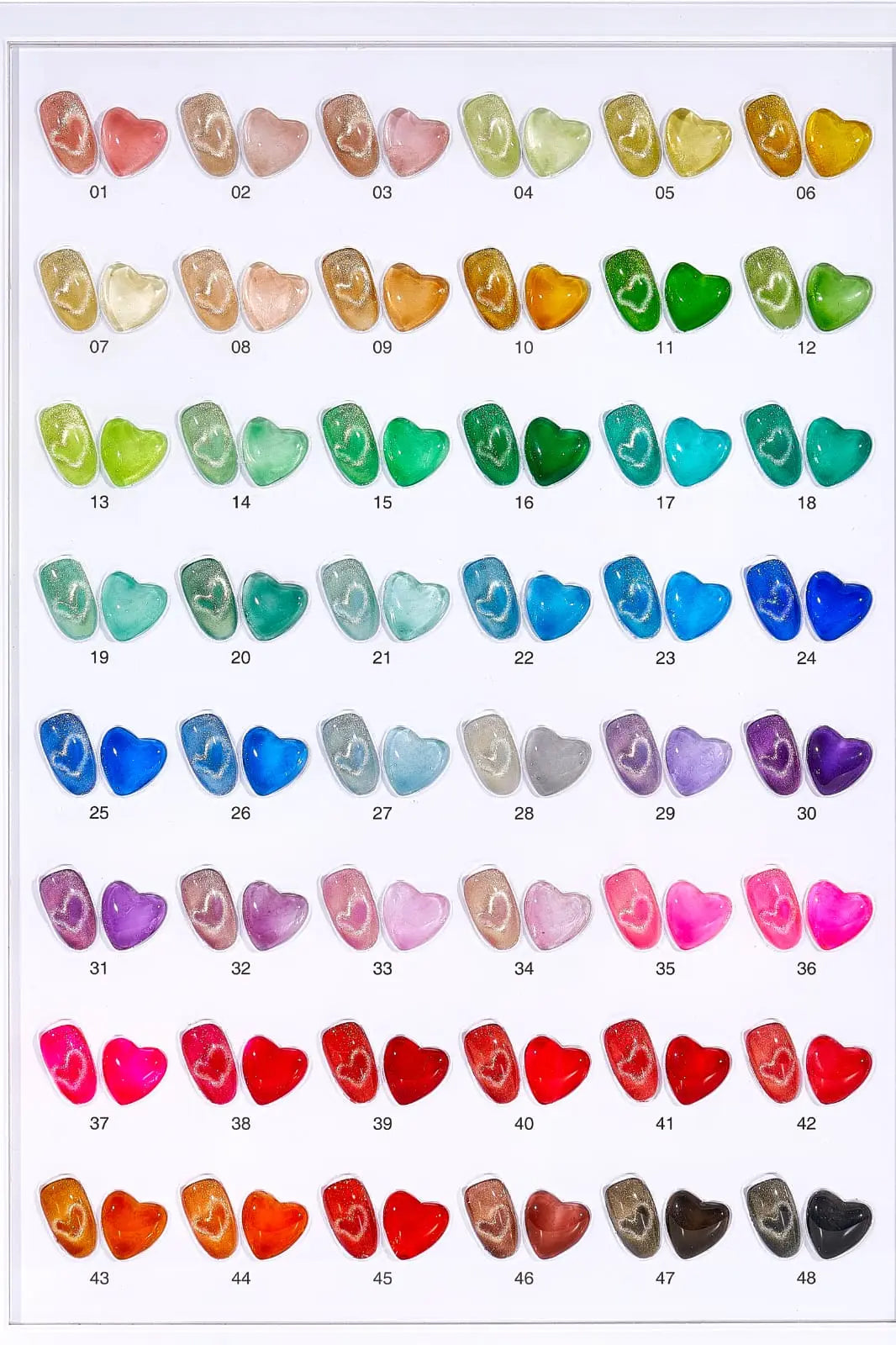 ROYAL NAIL ART - Glass Cat Eye Collection - 48 Colors