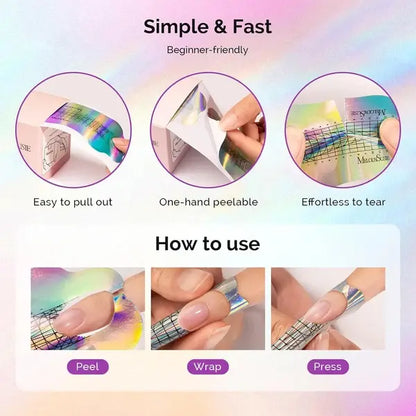 Nail Forms for Nail Extensions 100PCS