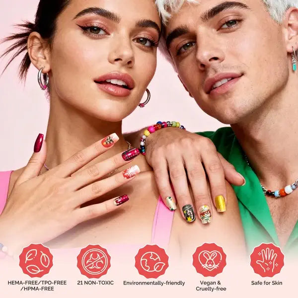 Plant-Based HEMA-Free &amp; HPMA-Free &amp; TPO-Free Gel Nail Polish Set