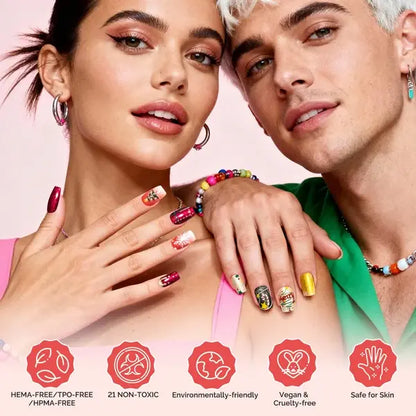 Plant-Based HEMA-Free &amp; HPMA-Free &amp; TPO-Free Gel Nail Polish Set