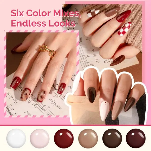 Plant-Based HEMA-Free &amp; HPMA-Free &amp; TPO-Free Gel Nail Polish Set