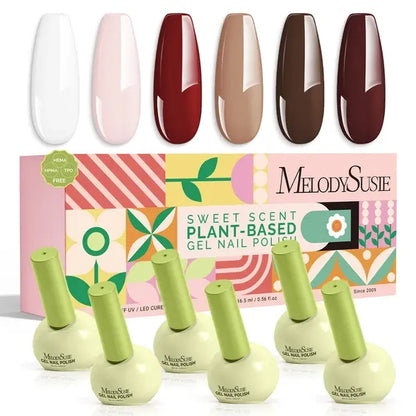Plant-Based HEMA-Free &amp; HPMA-Free &amp; TPO-Free Gel Nail Polish Set