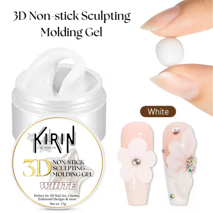 KIRIN 3D Non-stick Sculpting Molding Jam Gel 15g - Available in Clear/White/Pearl White