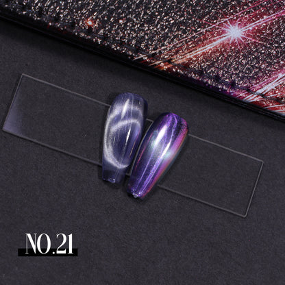 Aurora Chrome collection - 36 colors cateye gel