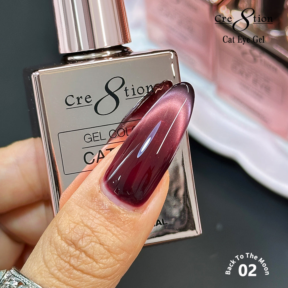 Cre8tion Back To The Moon Cat Eye Gel Kit – 12 Colors, 0.5 fl oz (15 mL) Each