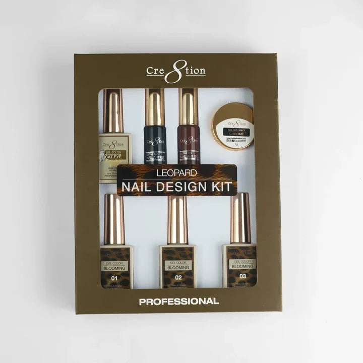 Cre8tion Leopard Kit - Nail Design - SKU 38082