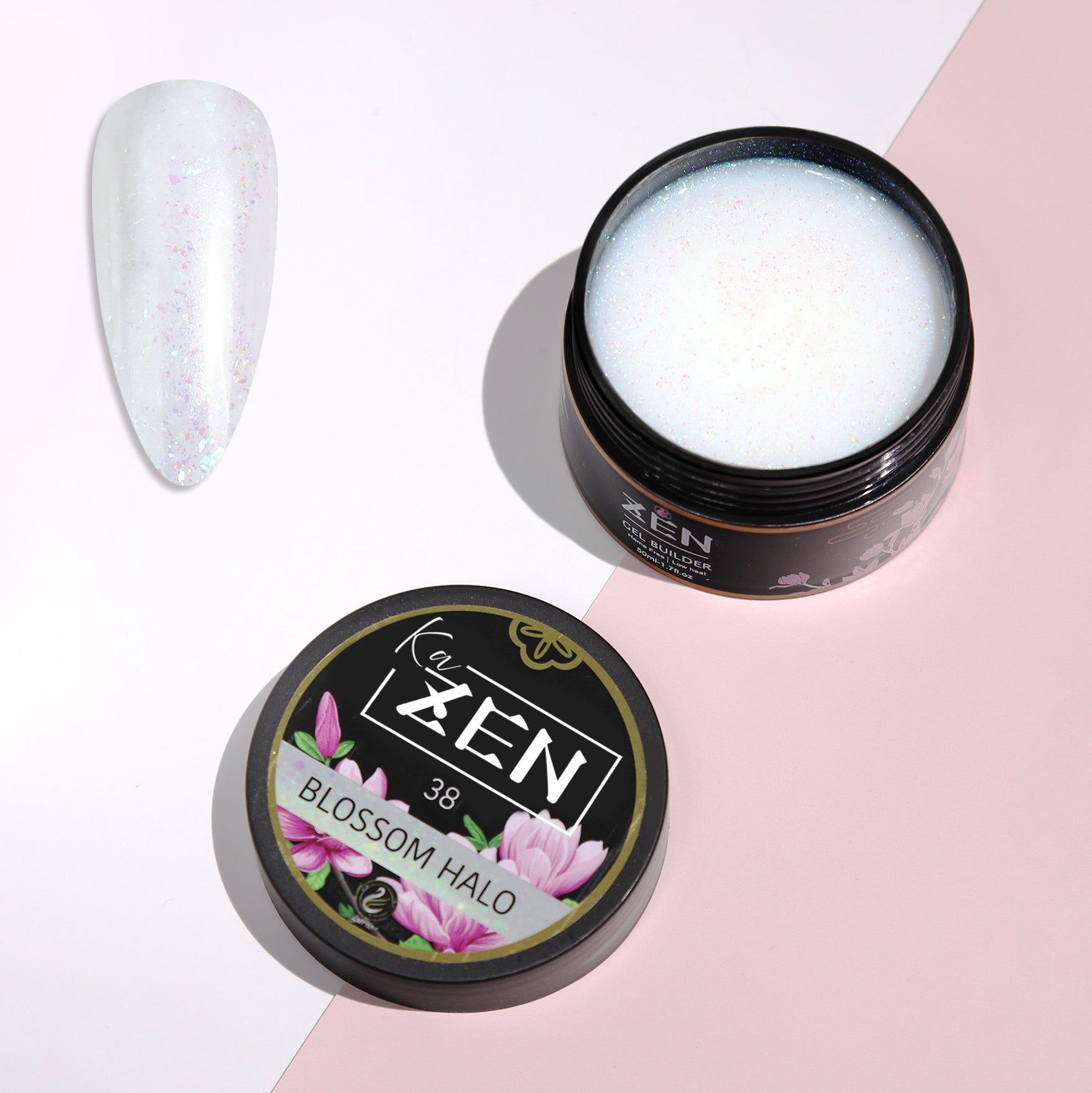 KaZEN | Builder Gel Sakura Glimmer Collection 