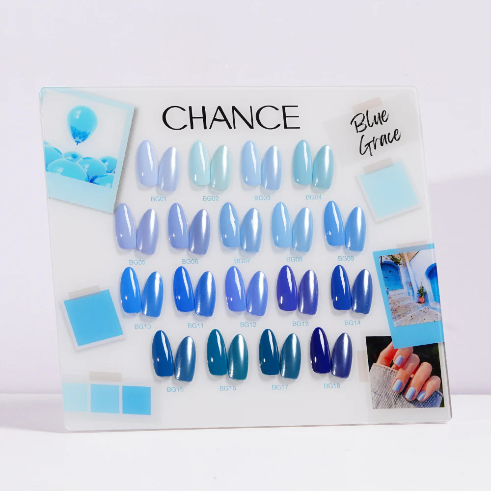 Chance Blue Grace Collection Gel Polish Set 0.5 oz 