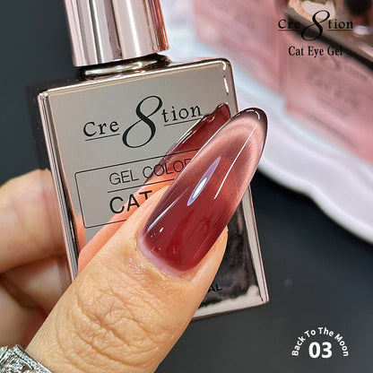 Cre8tion Back To The Moon Cat Eye Gel Kit – 12 Colors, 0.5 fl oz (15 mL) Each