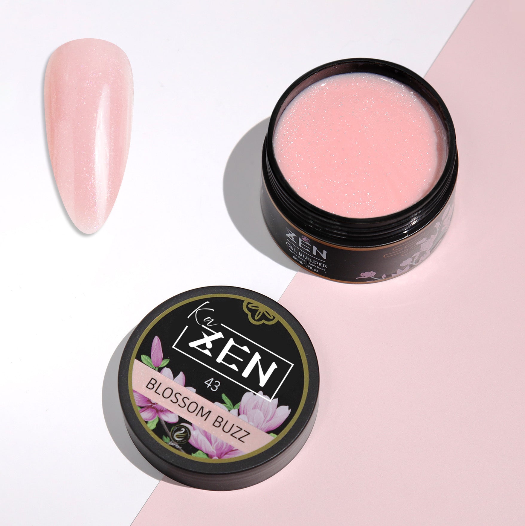 KaZEN | Builder Gel Sakura Glimmer Collection 