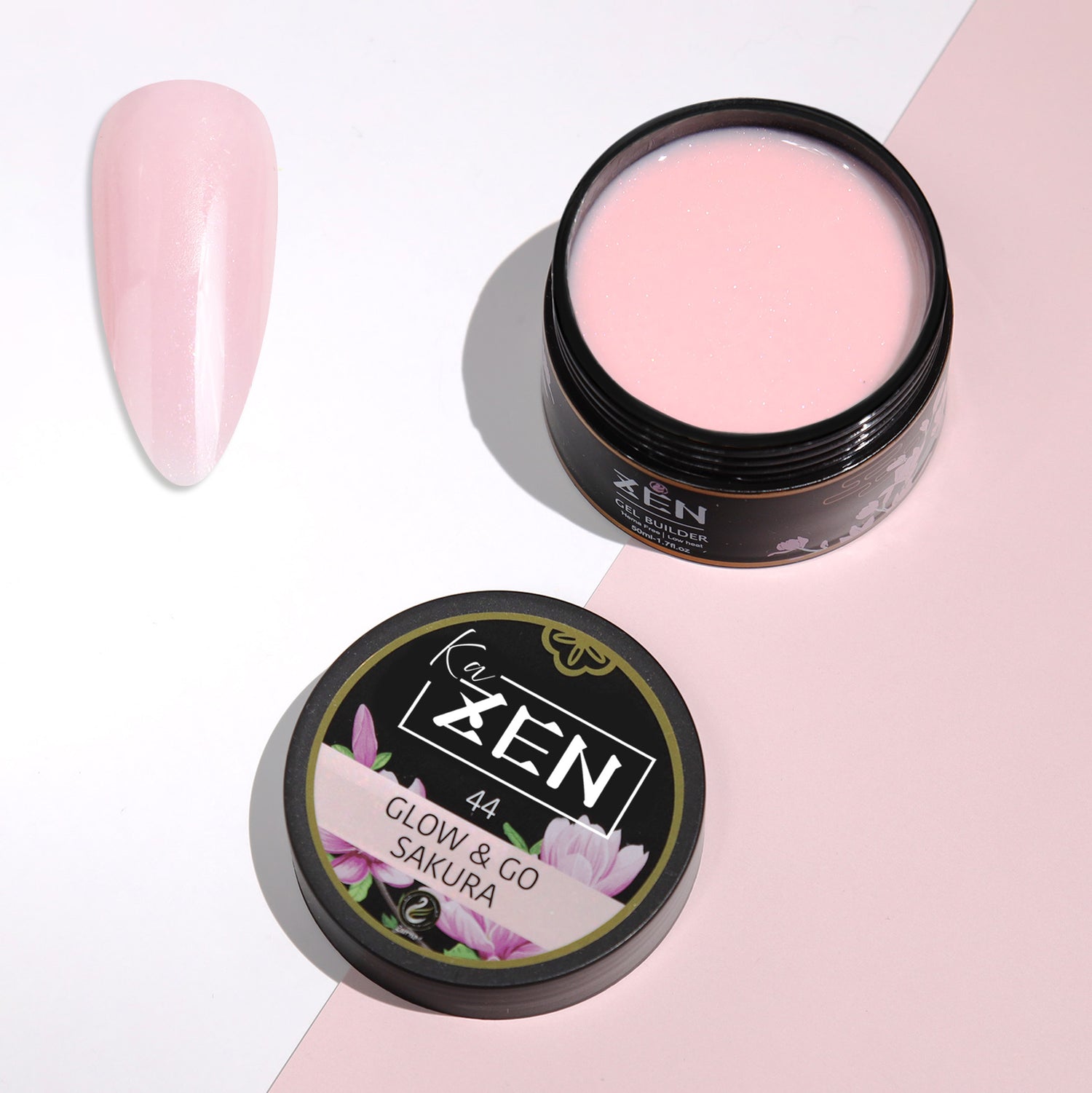 KaZEN | Builder Gel Sakura Glimmer Collection 