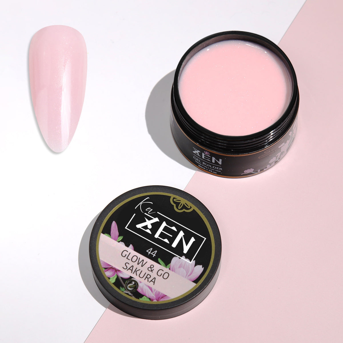 KaZEN | Builder Gel Sakura Glimmer Collection 