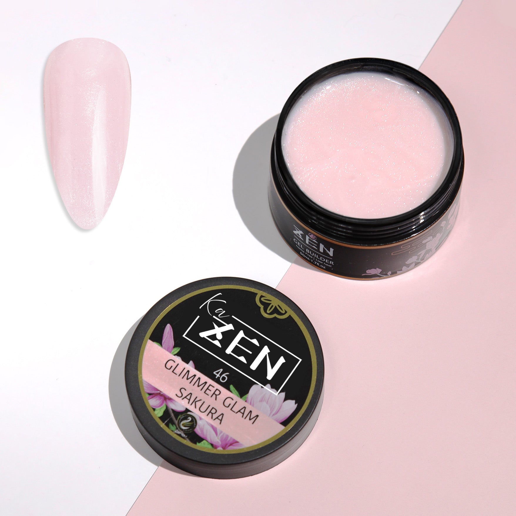 KaZEN | Builder Gel Sakura Glimmer Collection 