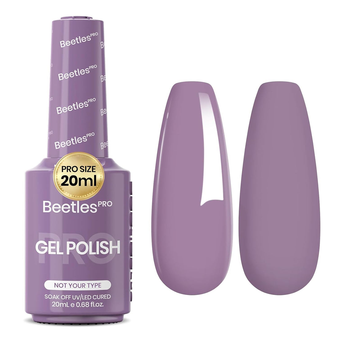 Beetles Pro Gel Polish, 20ml | Professional Nail Tech Formula, High Pigment Soak Off UV LED Long Lasting for Salon – 19 Colors