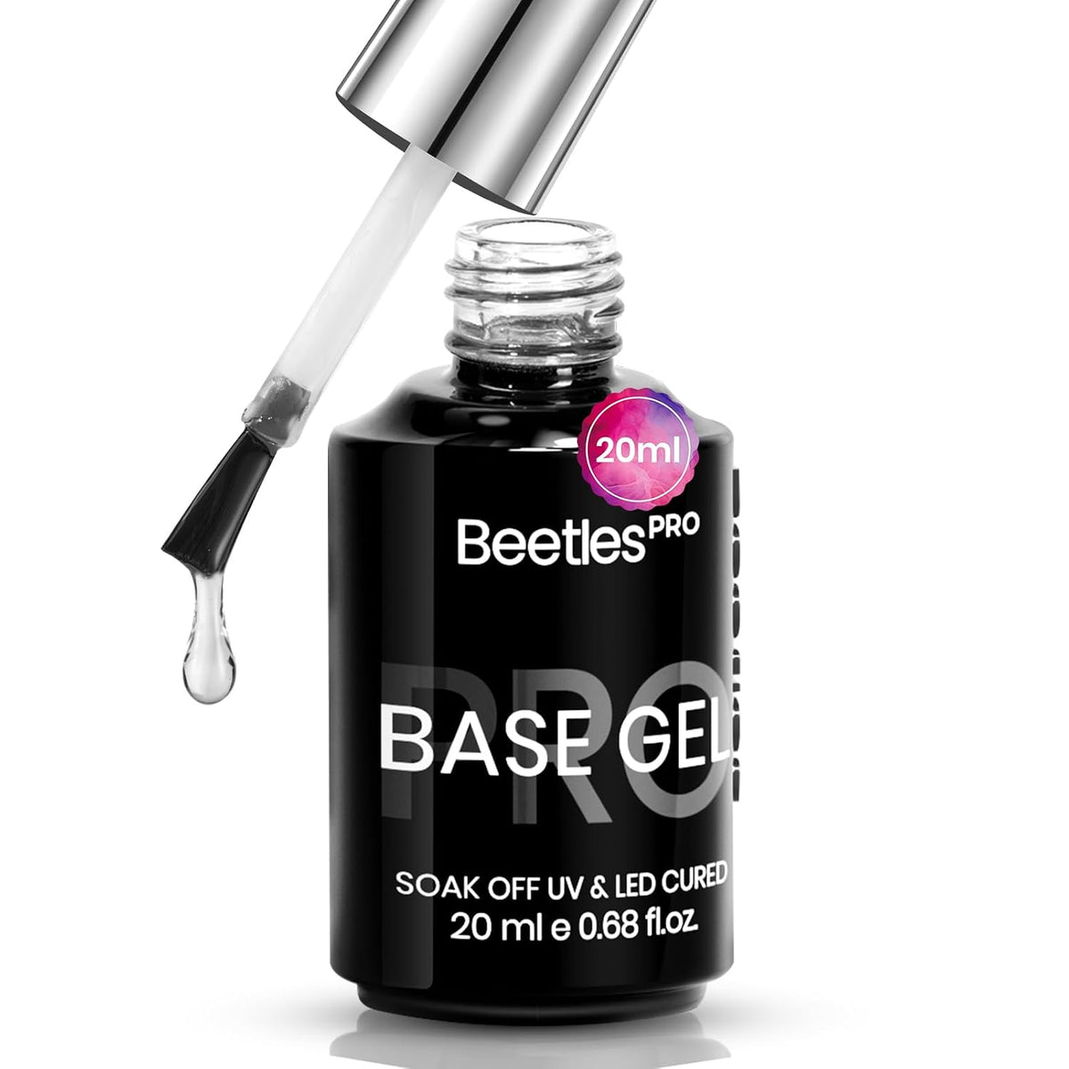 Beetles Pro Gel Base Coat 20ml Hema-Free Long-Lasting
