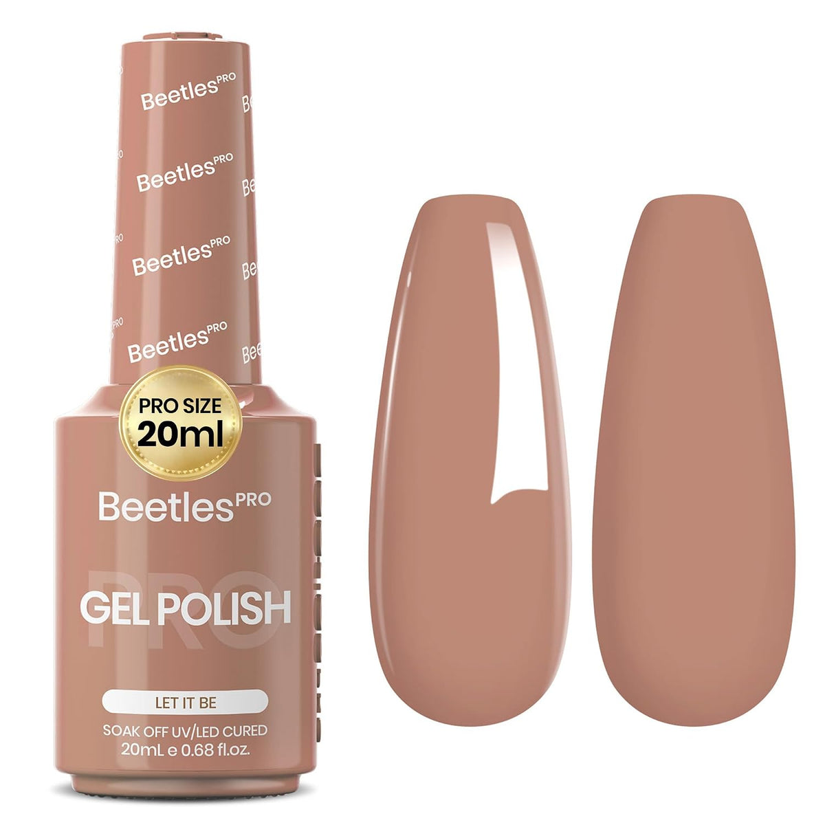 Beetles Pro Gel Polish, 20ml | Professional Nail Tech Formula, High Pigment Soak Off UV LED Long Lasting for Salon – 19 Colors