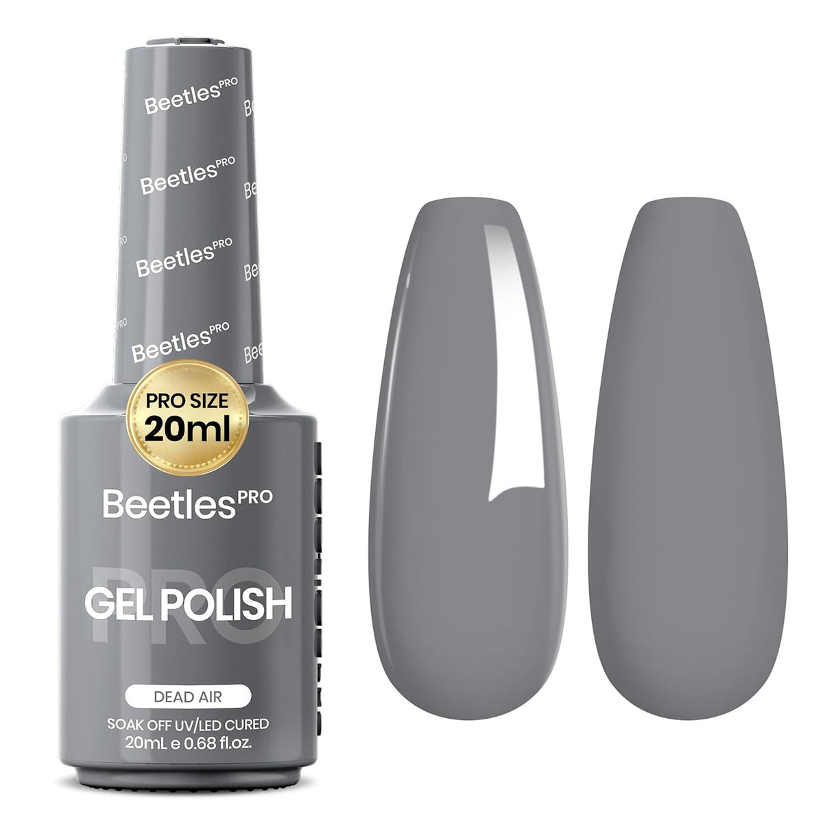 Beetles Pro Gel Polish, 20ml | Professional Nail Tech Formula, High Pigment Soak Off UV LED Long Lasting for Salon – 19 Colors