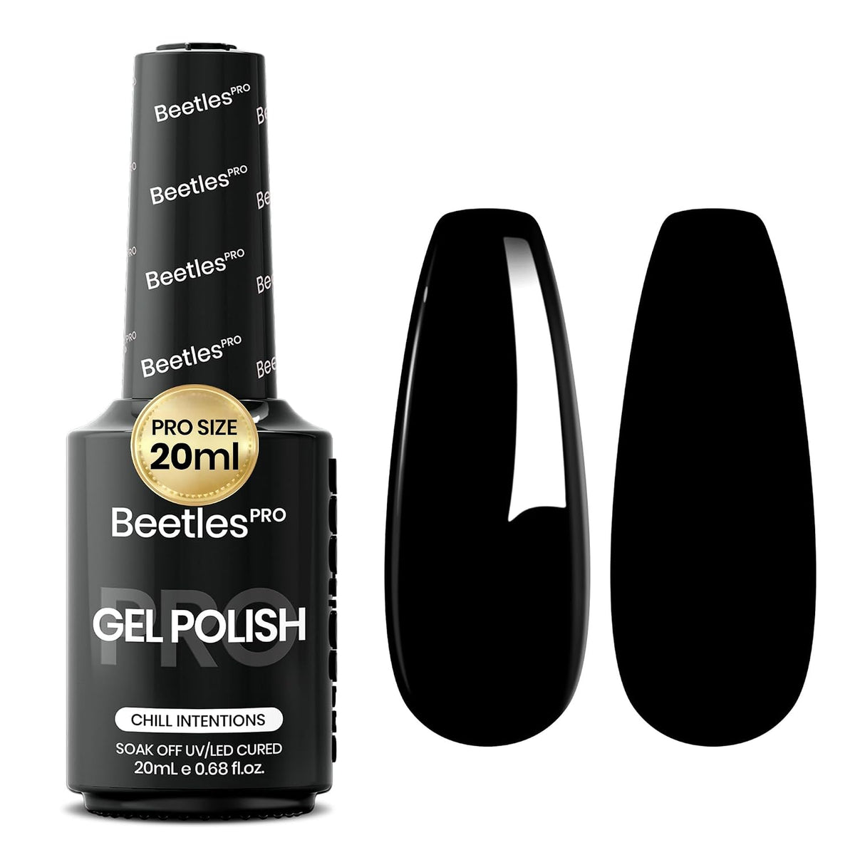 Beetles Pro Gel Polish, 20ml | Professional Nail Tech Formula, High Pigment Soak Off UV LED Long Lasting for Salon – 19 Colors