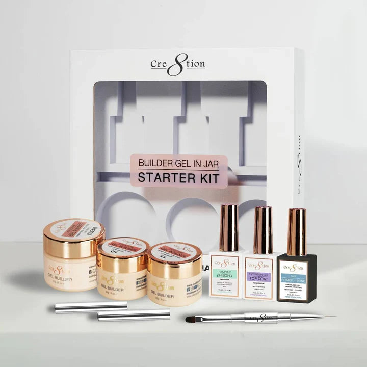 Cre8tion Builder Gel in Jar - STARTER KIT