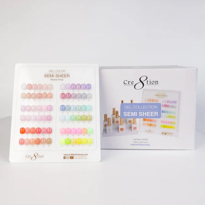 Cre8tion Kit (72 Colors) - HEMA Free SEMI-SHEER 0.5oz (HEMA Free) - SKU 38037