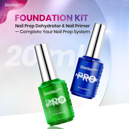 Beetles Pro 20ml Nail Dehydrator and Primer Hema-Free Natural Prep