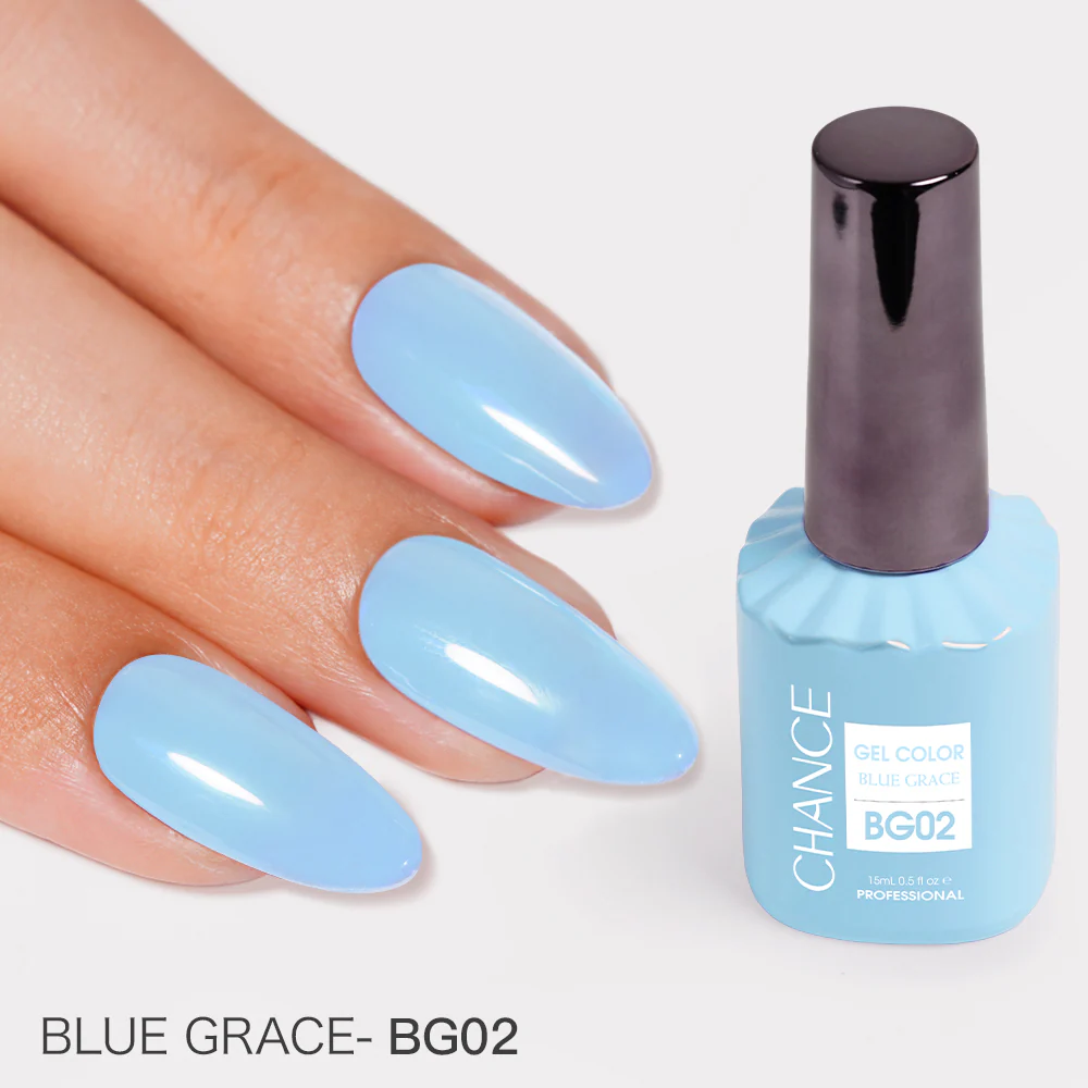 Chance Blue Grace Collection Gel Polish Set 0.5 oz 