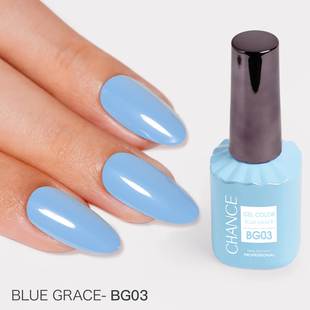 Chance Blue Grace Collection Gel Polish Set 0.5 oz 