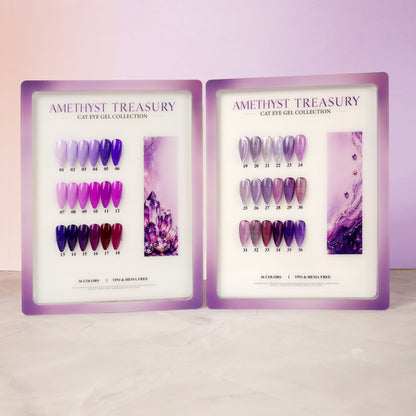 Amethyst Treasury Cat Eye Gel Collection