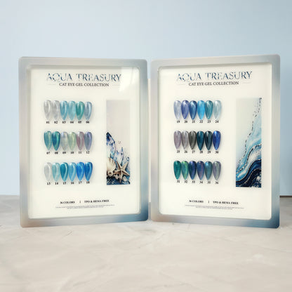 Aqua Treasury Cat Eye Gel Collection