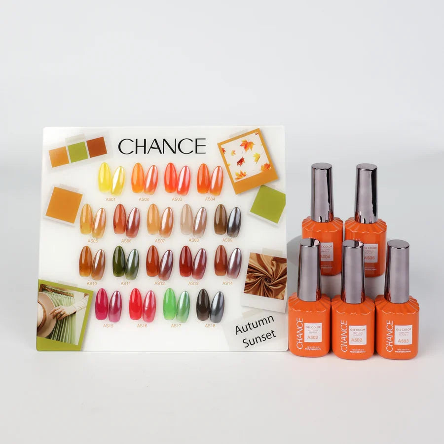 Chance Gel 0.5oz Full Kit (18 Colors) - Autumn Sunset