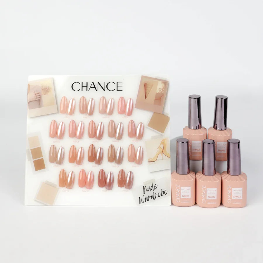 Chance Gel 0.5oz Full Kit (18 Colors) - Nude Wardrobe