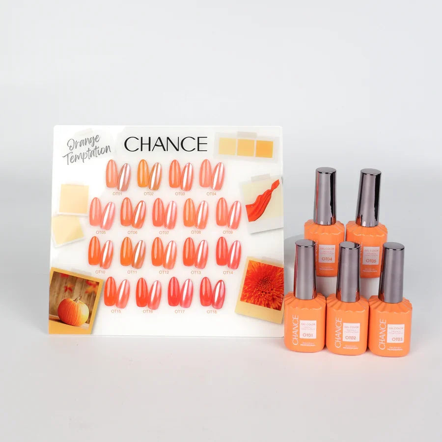 Chance Gel 0.5oz Full Kit (18 Colors) - Orange Temptation - SKU 38021