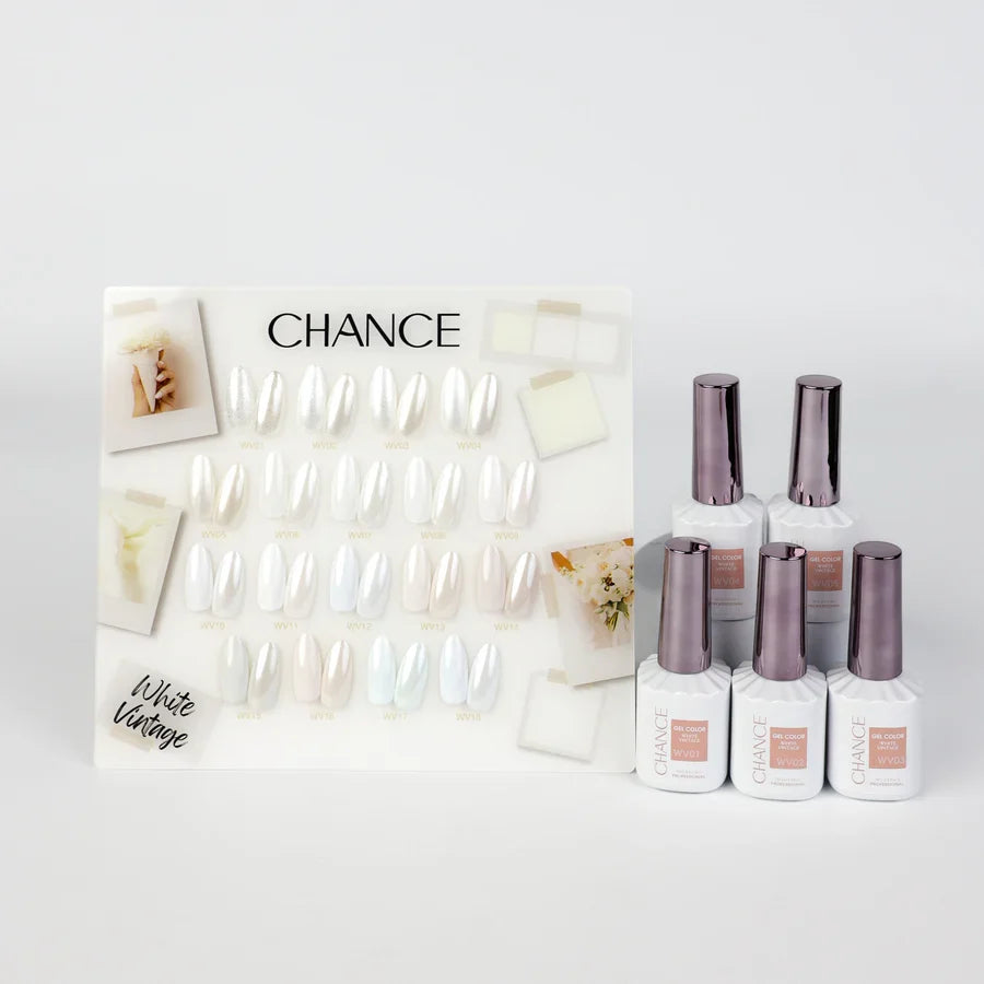 Chance Gel 0.5oz Full Kit (18 Colors) - White Vintage - SKU 38018
