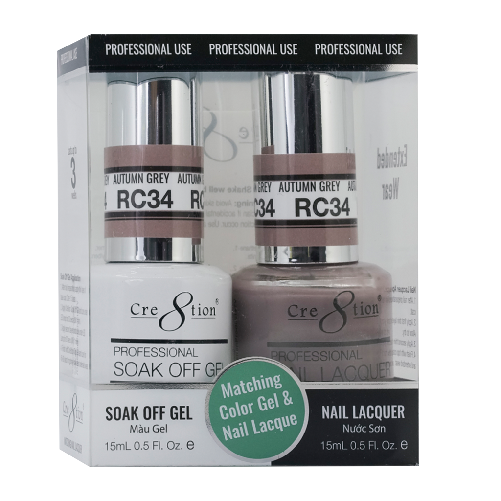 Cre8tion Gel Polish &amp; Nail Lacquer, Rustic Collection